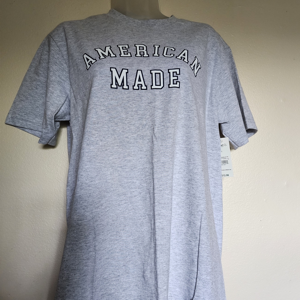 American Giant Light Gray Short Sleeve Tee